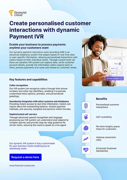 .Factsheet: Payment IVR.