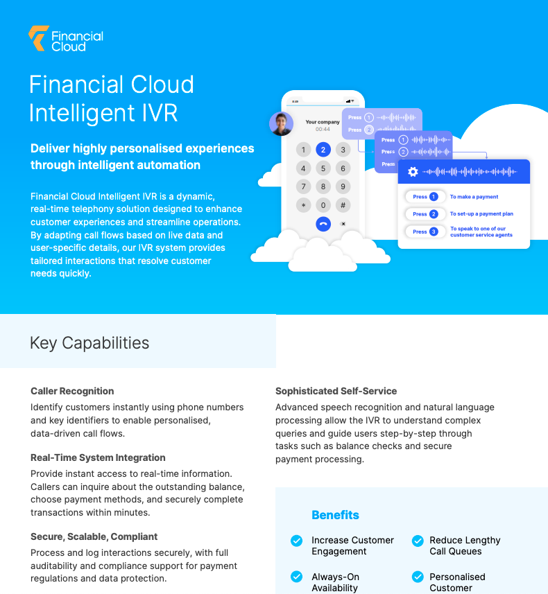 .Factsheet: Payment IVR.