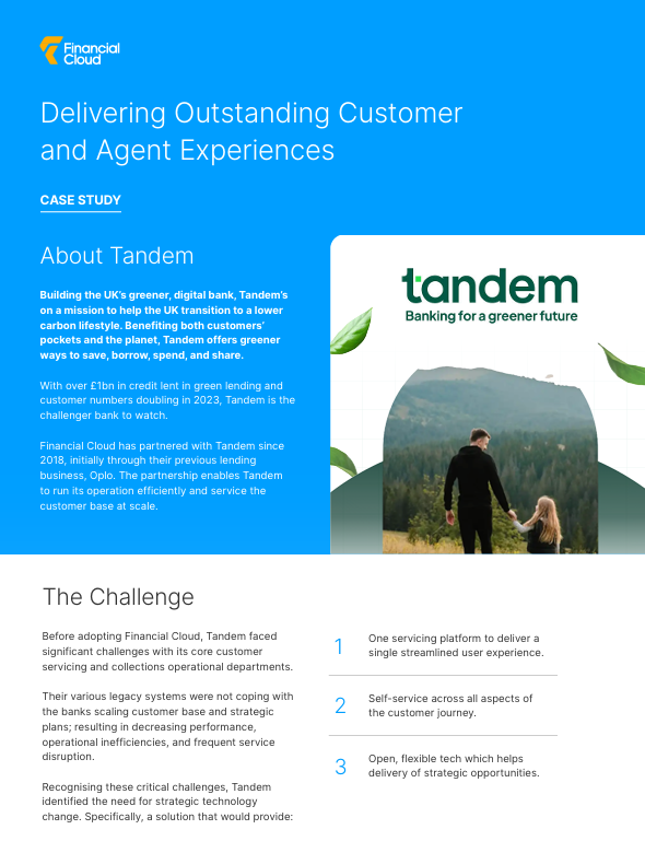 .Case study: Tandem.